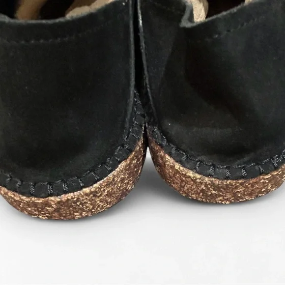 Birkenstock Gary Black Suede Oxford Comfort Shoes EU 40 Women 9 Men 7 Cork Boho - Picture 7 of 10